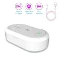 3-in-1 Fast Wireless Charger UV Sanitizer Box with Aromatherapy - White