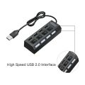 4-Port SuperSpeed USB 3.0 Hub with Individual On/Off Switches