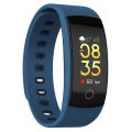 Qs80 Smart Watch Heart Rate Monitor Tracker Fitness Sports Watch - Blue | BONUS FITNESS TRACKER INCL
