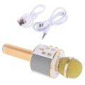 ireless Microphone Karaoke Speaker For Smartphones - Gold