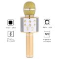 ireless Microphone Karaoke Speaker For Smartphones - Gold