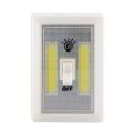 Small LED Wireless Wall Mounted Self Stick Magnetic Light Switch - 2 Pack