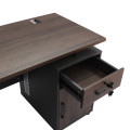 GOF Furniture-Galo Office Desk - Dark Brown