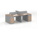 GOF Furniture  4-Seater Workstation