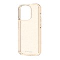 Apple iPhone 15 Pro Clear Rose Gold Body Glove Glitter2 Phone Cover
