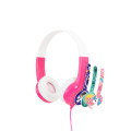 Kids BuddyPhones Headphones Wired Aux Connection Pink - No Buddy Jack