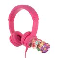 Kids BuddyPhones Headphones Explore+ Wired Aux Pink - With Mic