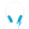 Kids BuddyPhones Headphones StudyBuddy Wired Aux Blue - With Mic