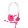 Kids BuddyPhones Headphones StudyBuddy Wired Aux Pink - With Mic