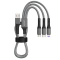 LOOPD Lite 3 in 1 Lightning | Micro USB | Type-C Multi Cable - 1.2 M