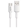 LOOPD LITE USB A To USB Type-C 1 Meter Charging Cable White