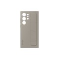Original Samsung Galaxy S24 Ultra Taupe Standing Grip Cell Phone Cover
