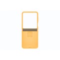 Original Samsung Galaxy Z Flip5 Apricot Silicone Phone Cover With Ring