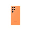 Original Samsung Galaxy S23 Ultra Silicone Cell Phone Cover Orange