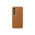 Original Samsung Galaxy S23 Leather Cell Phone Cover Camel