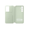 Original Samsung Galaxy S24 Green Smart View Wallet Cell Phone Cover