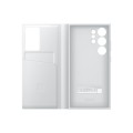 Original Samsung Galaxy S24 Ultra White Smart View Wallet Phone Cover