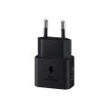 Original Black Samsung 25W 1 Port GaN Charger Adapter And Tpye-C Cable