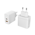 Snug 65W 2 Port White PD Fast Charge GaN Wall Charger