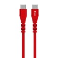 Snug 60W Type-C To Type-C Silicone 1.2M Red Charge & Sync Cable