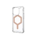Apple iPhone 15 Pro Ice & Rose Gold UAG Plyo MagSafe Cell Phone Cover