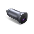 Grey UGREEN 30W PD Fast Charge 2 Port Car Charger Charging Adapter