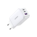 White UGREEN 65W GaN Charger 3 Port PD Fast Charge Wall Adapter