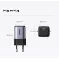 Black UGREEN 30W GaN Charger 1 Port PD Fast Charge Wall Adapter