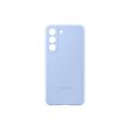 Original Samsung Galaxy S22 5G Silicone Cell Phone Cover Blue
