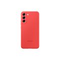 Original Samsung Galaxy S22+ 5G Silicone Cell Phone Cover Red