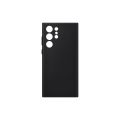 Original Samsung Galaxy S22 Ultra 5G Leather Cell Phone Cover Black