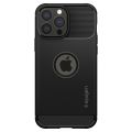 Apple iPhone 13 Pro Max Spigen Rugged Armor Cell Phone Cover Black