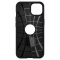 Apple iPhone 13 Spigen Rugged Armor Cell Phone Cover Black