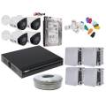 Dahua Full color 4 channel with 2mp full-color NVR bullet 2TB HDD  Bundle IP Camera system