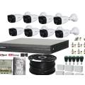 Dahua 1080P  ColorVu 8 Channel CCTV Kit With 2MP Full Color Bullet Cameras &amp; 1TB HDD Bundle