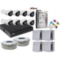 Dahua Full color 8 channel with 2mp full-color NVR bullet 4TB HDD  Bundle IP Camera system