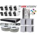 Hikvision 8 channel with 2mp NVR bullet 4TB HDD Bundle IP Camera system