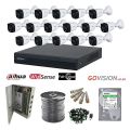 Dahua 1080P Full-Color 16 Channel DIY CCTV Kit With 2MP Bullet Cameras &amp; 2TB HDD Bundle