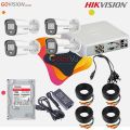 Hikvision 1080P ColorVu 4 Channel DIY CCTV Kit With 2MP ColorVu Bullet Cameras &amp; 1TB HDD Bundle