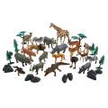 Planet Greenbean - Wild Animals Playset - 40pcs in Bucket