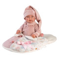 Llorens - Tina Baby Girl Doll with Clothing, Accessories & Multi-Functional Vintage Cushion - 44c...