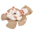 Llorens - Baby Boy Doll with Bear-Themed Blanket, Clothing & Accessories - 36cm (Mechanism Optional)