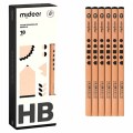 Mideer - Thick Triangular HB Pencils: 18 Pieces