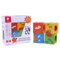 Classic World - Discovery Cubes with Animal Puzzle - 4pcs