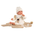 Llorens - Baby Boy Doll with Bear-Themed Blanket, Clothing & Accessories - 36cm (Mechanism Optional)