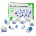 EDX Education - Geometric Volume Set - 5cm Blue - 17pcs