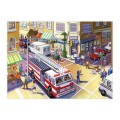eeBoo - Fire Truck 20 Piece Puzzle