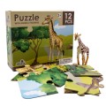 National Geographic - Puzzle - Giraffe - 12pcs with Toy