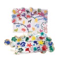 EDX Education - Animal Paint Rub, Stencils and Stamp Set