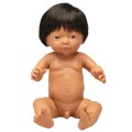 Les Dolls By Greenbean - Baby Doll - Anatomically Correct with Hair - Indian Boy